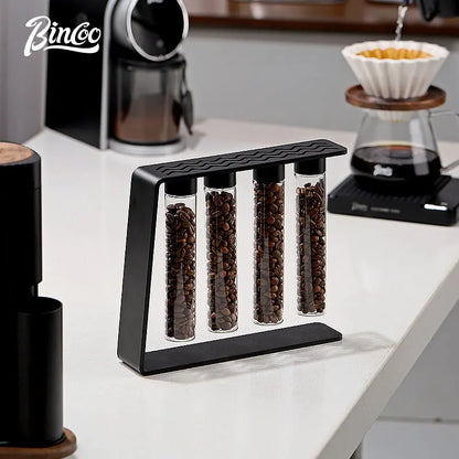 Jar Display Rack - coffee bean sealed