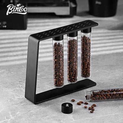 Jar Display Rack - coffee bean sealed