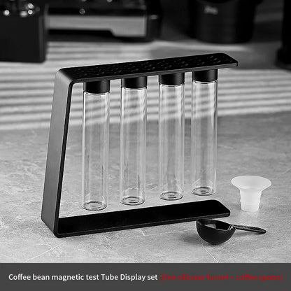 Jar Display Rack - coffee bean sealed